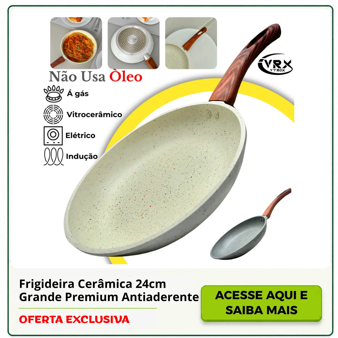 Como fazer Farofa de Banana-da-Terra: Receita fácil e cheia de sabor frigideira ceramica oferta